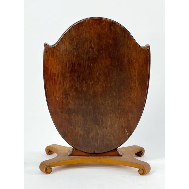 Antique Georgian Style Gentleman's Table Top Vanity Mirror For Sale - Image 4 of 11