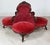 Victorian Conversation Seat Settee Couch Tete-a-Tete in Mahogany, 1860 For Sale - Image 4 of 8