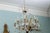 Mid 20th Century Swedish 8-Light Brass Chandelier For Sale In Atlanta - Image 6 of 7