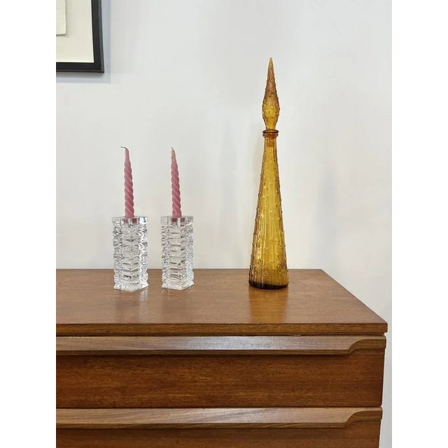 Vintage Glass Empoli Decanter, 1960s For Sale - Image 9 of 11