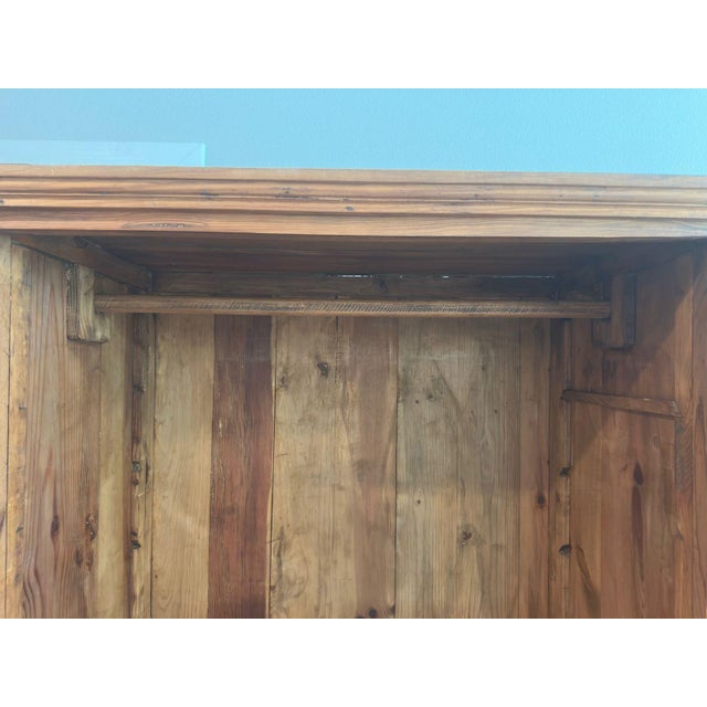 Vintage Carved Wood Accent Cabinet With Decorative Panels For Sale - Image 9 of 11