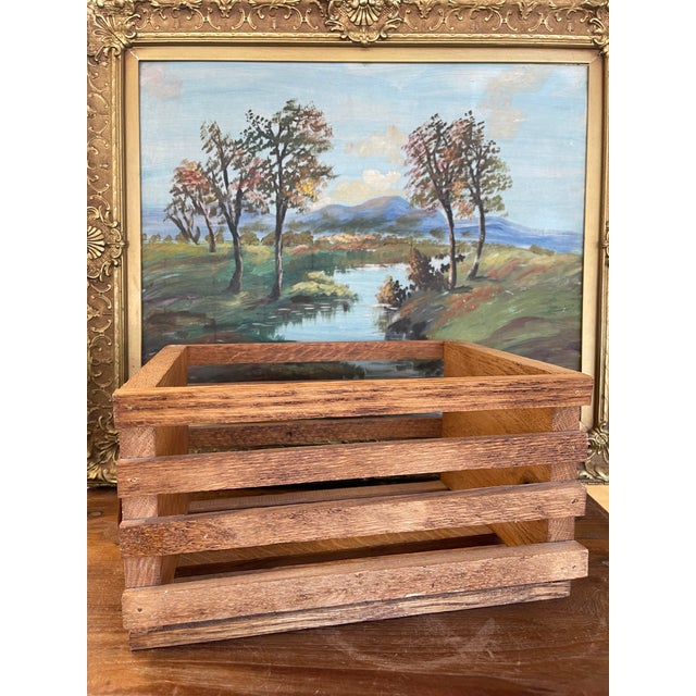 Vintage Cascade Brand Washington Apple Crate With Original Label-Cashmere Fruit Exchange. For Sale - Image 4 of 10
