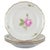 German Pink Rose Deep Dinner Plates from Meissen, 1930s, Set of 4 For Sale - Image 9 of 9