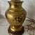 Mid 20th Century Mid 20th Century Brass Foo Dog Tobacco Leaf Table Lamp For Sale - Image 5 of 8