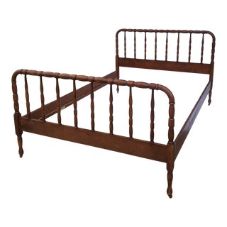 Vintage Jenny Lind Style Colonial Full Bedframe For Sale