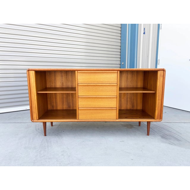 Wood 1960s Mid Century Walnut Credenza by Bakers Bro For Sale - Image 7 of 12