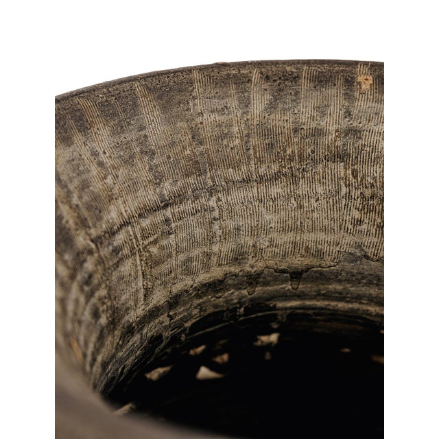 Ceramic Late 20th Century Vintage Thailand Ban Chiang Style Earthenware Vessel For Sale - Image 7 of 9