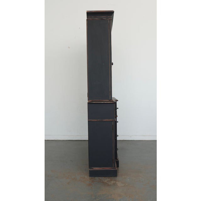 1990s Vintage Painted Hutch For Sale - Image 5 of 13