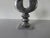 1980s Vintage Don Drumm Brutalist Cast Aluminum Double Candle Holder, Signed For Sale - Image 5 of 12