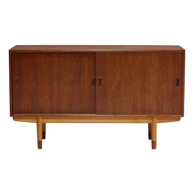 Model 160 Sideboard in Teak by Børge Mogensen for Søborg Møbelfabrik, 1950s For Sale