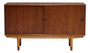 Model 160 Sideboard in Teak by Børge Mogensen for Søborg Møbelfabrik, 1950s