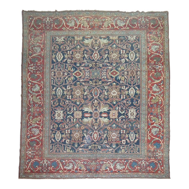 Late 19th Century Persian Sultanabad Rug For Sale