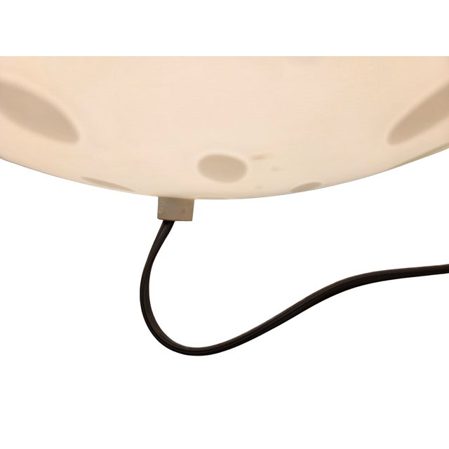Vintage Post Modern Abstract Sphere Floor Light Glass Orb Polka Dots For Sale - Image 4 of 14