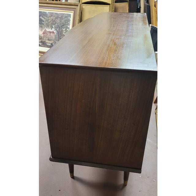 Mid-Century Modern Mid Century Modern Sideboard Signed Beautiful Wood For Sale - Image 3 of 17
