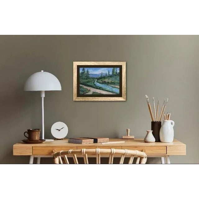 Swimming Hole, Covelo Road. This painting is of Outlet Creek and is the swimming hole I learned to swim in when I was...