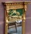 Late 19th Century American Federal Style Vertical Trumeau Wall Mirror W/ Eglomise Reverse Painting For Sale - Image 4 of 10