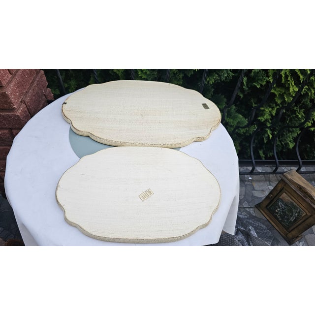1970s Florentine Wooden Tray, 1960s, Set of 2 For Sale - Image 5 of 10