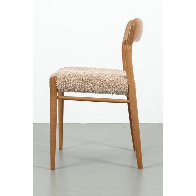 Vintage Side Chair by Niels Møller For Sale - Image 3 of 9