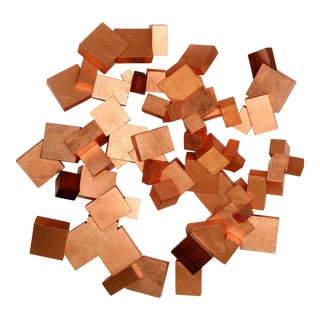 Copper and Boire Pyrite Wall Sculpture