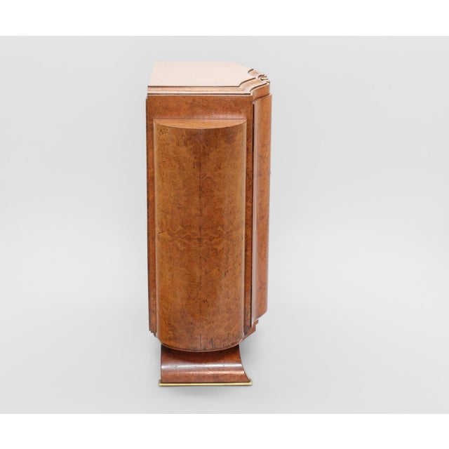 Wood Fine Art Deco Amboyna Burr Table Top Cabinet, 1930s For Sale - Image 7 of 16
