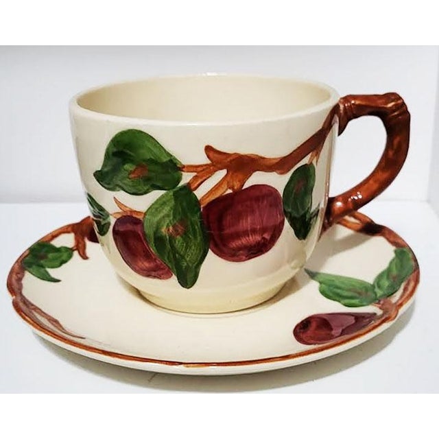 Set of 8 Franciscan Apple cup & saucer sets These are nice additions to your set and make great display pieces in the...