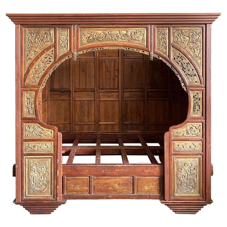 Antique Opium Bed, 19th Century | Chairish