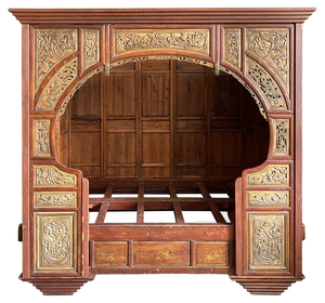 Antique Opium Bed, 19th Century