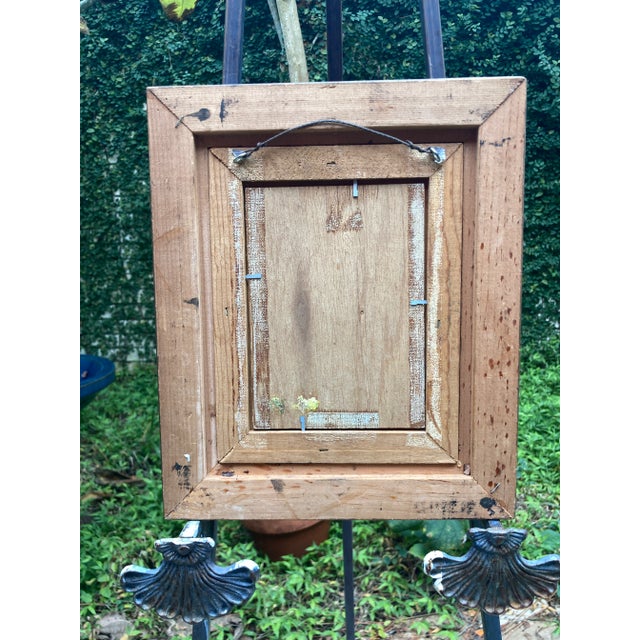 Mid 20th Century Oil on Board of a Forest Landscape, Framed and Signed Irene Cafieri For Sale - Image 11 of 12