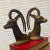 1960s Rosenthal Netter Brass Gazelle Vintage Bookends- a Pair For Sale - Image 10 of 13