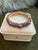 Bochic "Capri" Red Ruby & White Topaz Bangle Set In 18K Gold & Silver For Sale - Image 9 of 18