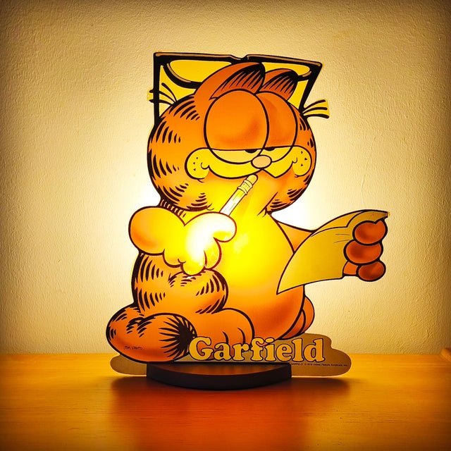 Garfield Table Lamp by Jim Davis, Italy, 1978 For Sale - Image 16 of 18