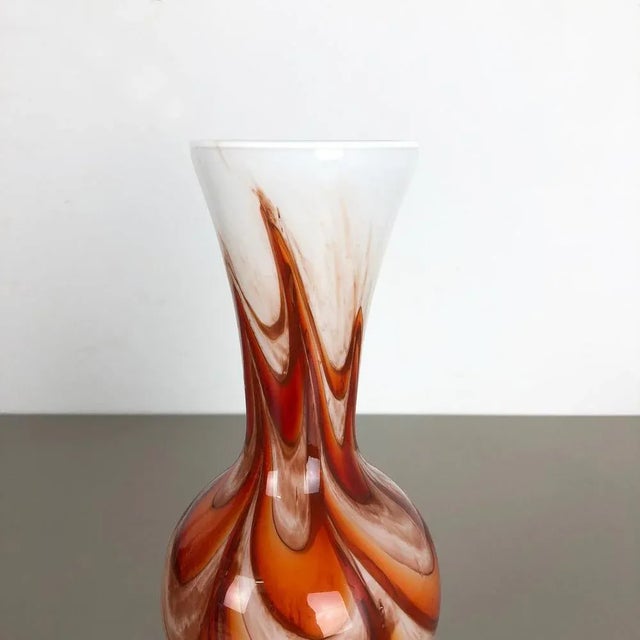 Large Vintage Pop Art Vase from Opaline Florence, 1970s For Sale - Image 6 of 9