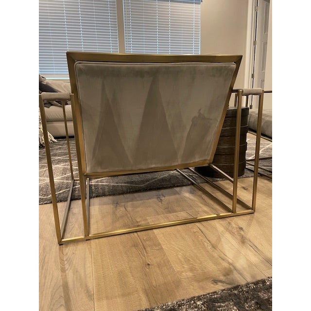 Set of Two Milo Baughman for Restoration Hardware Chairs For Sale - Image 12 of 13