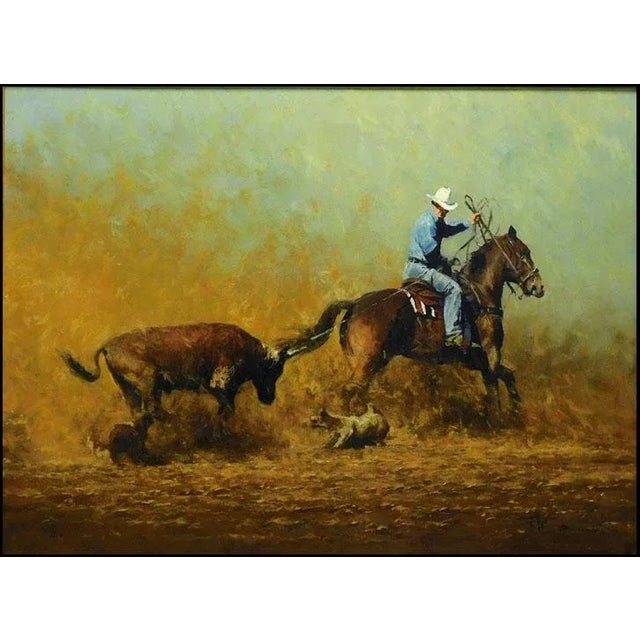 Robert Hagan "A Little Help" Original Oil Painting Hand Signed For Sale In Denver - Image 6 of 7