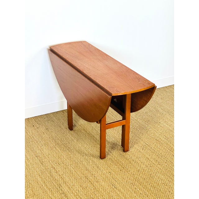 Scandinavian Folding Teak Dining Table, 1960s For Sale - Image 17 of 17