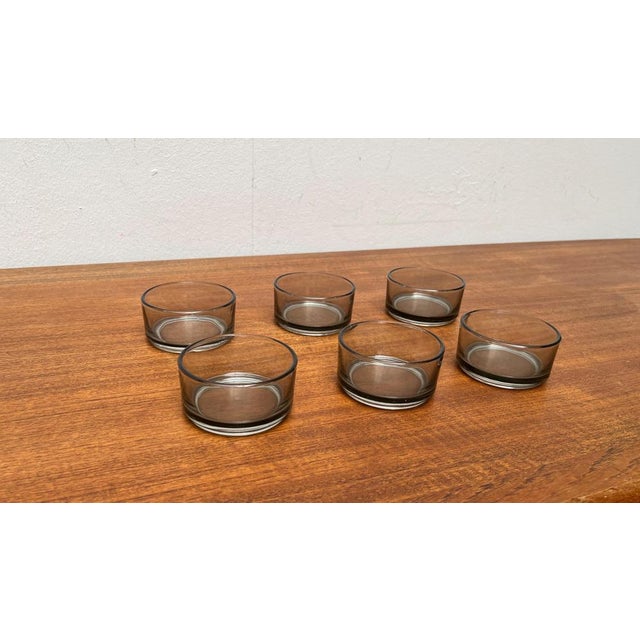 Mid-Century Round Stacking Bowls in Glass, Denmark, 1960s, Set of 6 For Sale - Image 8 of 17