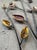 Metal Curtis Jere-Style Metal Gold Amber Leaves Branch Wall Hanging For Sale - Image 7 of 10