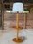 Mid-20th Century Coastal Twist Rattan Floor Lamp With Two-Tier Table and New Shade For Sale - Image 12 of 12