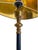 Metal Brass and Black Laquered Floor Lamp on Ball-Shape Legs, 1980s For Sale - Image 7 of 10