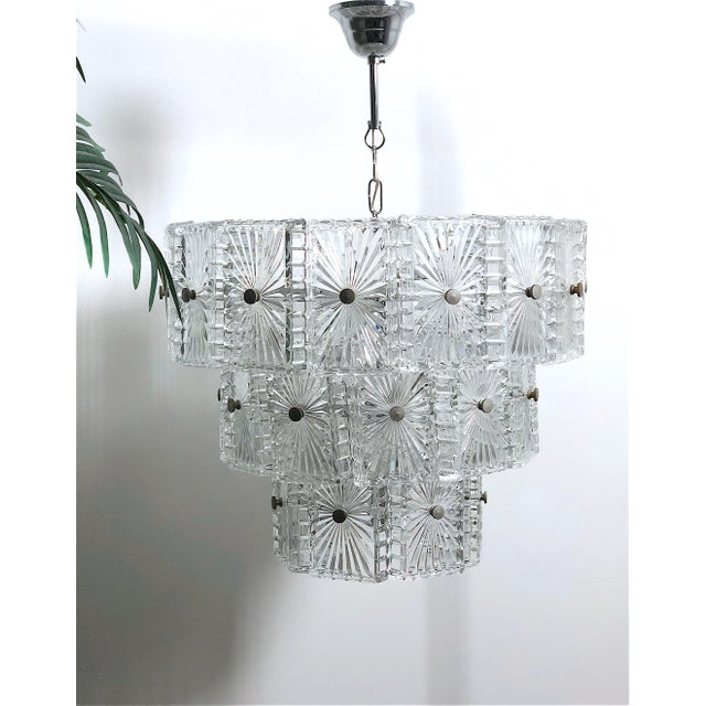 Vintage Crystal Chandelier, Austria, 1960s For Sale - Image 11 of 13