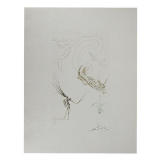 Salvador Dali, Tristan and the Dragon, Engraving For Sale