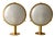 Vintage Gamma Golden Lamps by Sergio Mazza for Artemide, 1960s, Set of 2 For Sale