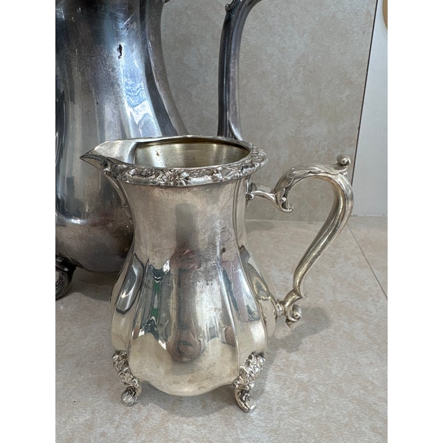 Metal 1960s American International Silver "Countess" Coffee and Creamer Set For Sale - Image 7 of 9