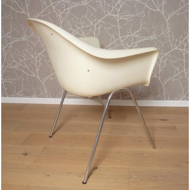 Plastic Space Age Fiberglass Armchair from Lübke For Sale - Image 7 of 8