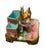 Vintage French Majolica Boxer / French Bulldog Figural Planter & Desk Catchall For Sale In West Palm - Image 6 of 12