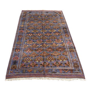 Vintage Baluch Zakani Tribal Hand Knotted Rug For Sale