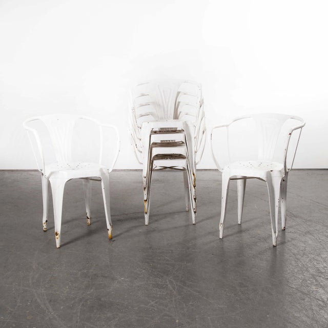 1940’s Set Of Six Original French Multipl’s Armchairs. Designed by Joseph Mathieu and made in Pierre Benite in Lyon....