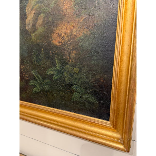 Large 19th Century Oil on Canvas For Sale In Nashville - Image 6 of 11
