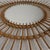 Vintage Round Bamboo Mirror with Faceted Glass, 1950s For Sale - Image 8 of 10