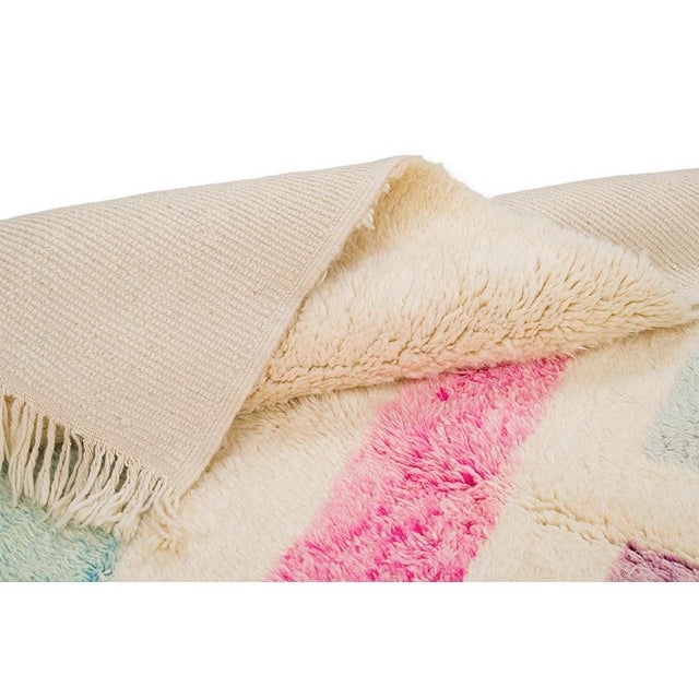 Hand-Knotted Wool Rug by Azele Studio For Sale - Image 4 of 9